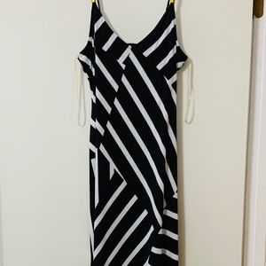 Black and White Maxi Dress
